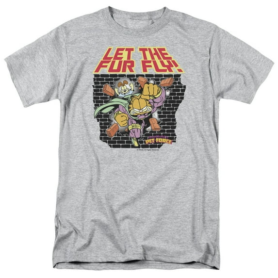 Garfield - Let The Fur Fly - Short Sleeve Shirt - Medium