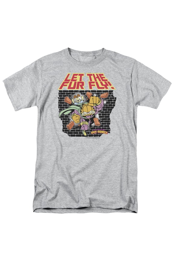 Garfield - Let The Fur Fly - Short Sleeve Shirt - Medium