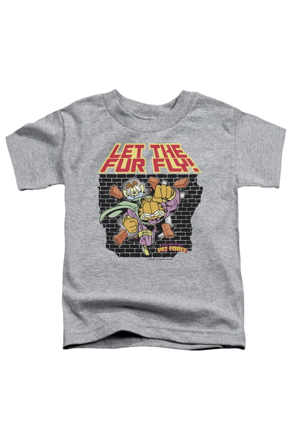 Garfield - Let The Fur Fly - Toddler Short Sleeve Shirt - 2T