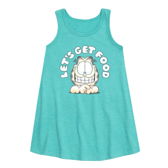 Garfield - Lets Get Food - Toddler & Youth Girls A-line Dress