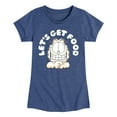 thumbnail image 1 of Garfield - Lets Get Food - Toddler & Youth Girls Short Sleeve Graphic T-Shirt, 1 of 5