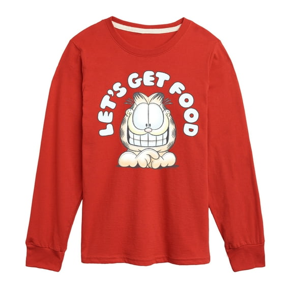 Garfield - Lets Get Food - Toddler & Youth Long Sleeve Graphic T-Shirt