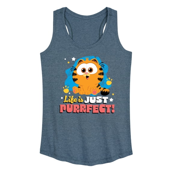 Garfield  - Life Is Just Purrfect - Women's Racerback Tank Top