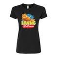 thumbnail image 1 of Garfield  - Living The Dream - Juniors Fitted Graphic T-Shirt, 1 of 5