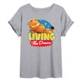 thumbnail image 1 of Garfield  - Living The Dream - Women's Oversized T-Shirt, 1 of 5
