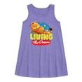 thumbnail image 1 of Garfield - Living The Dream - Toddler & Youth Girls A-line Dress, 1 of 4