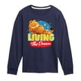 thumbnail image 1 of Garfield - Living The Dream - Toddler & Youth Long Sleeve Graphic T-Shirt, 1 of 5