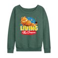 thumbnail image 1 of Garfield  - Living The Dream - Women's Lightweight French Terry Long Sleeve Shirt, 1 of 5