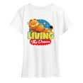 thumbnail image 1 of Garfield  - Living The Dream - Women's Short Sleeve Graphic T-Shirt, 1 of 5