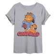 thumbnail image 1 of Garfield - Logo Street Fashion - Juniors Oversized Graphic T-Shirt, 1 of 4
