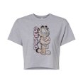 thumbnail image 1 of Garfield - Logo Vertical - Juniors Cropped Cotton Blend T-Shirt, 1 of 5