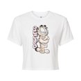 thumbnail image 1 of Garfield - Logo Vertical - Juniors Cropped Cotton Blend T-Shirt, 1 of 5