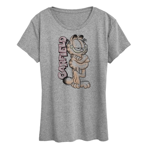 Garfield - Logo Vertical - Women's Short Sleeve Graphic T-Shirt