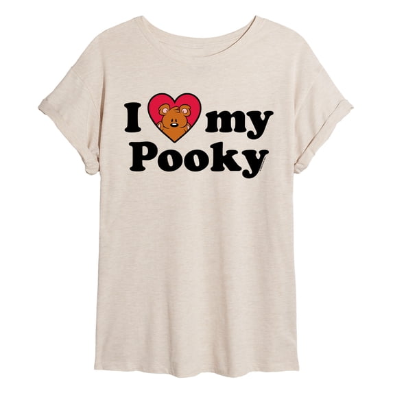 Garfield - Love My Pooky - Juniors Oversized Graphic T-Shirt