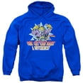 thumbnail image 1 of Garfield Make A Difference Adult Pullover Hoodie Sweatshirt Royal Blue, 1 of 1