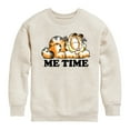 thumbnail image 1 of Garfield - Me Time Sketch - Toddler & Youth Crewneck Fleece Sweatshirt, 1 of 5