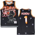 thumbnail image 1 of Garfield Men's Headgear Classics Spay Paint Embroidered Basketball Jersey (X-Large, Black), 1 of 3