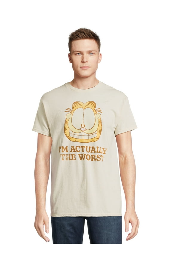 Men's and Big Men's Graphic Print Tee Sizes, S-3XL