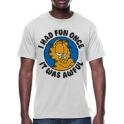 GARFIELD Men's I Had Fun Once Humerous Adult Short Sleeve T-Shirt
