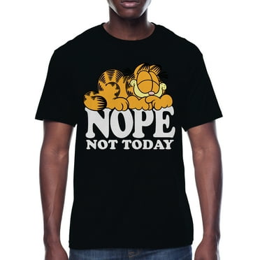 Garfield, Mens Apparel Graphic Crew Neck T-Shirt, Nope, Sizes S-3XL