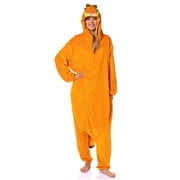 PJAMMY Garfield Mens' Character Hooded Union Suit Costume Sleep Pajama For Adults