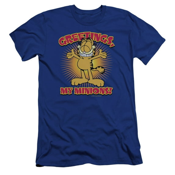Garfield - Minions - Premium Slim Fit Short Sleeve Shirt - Medium