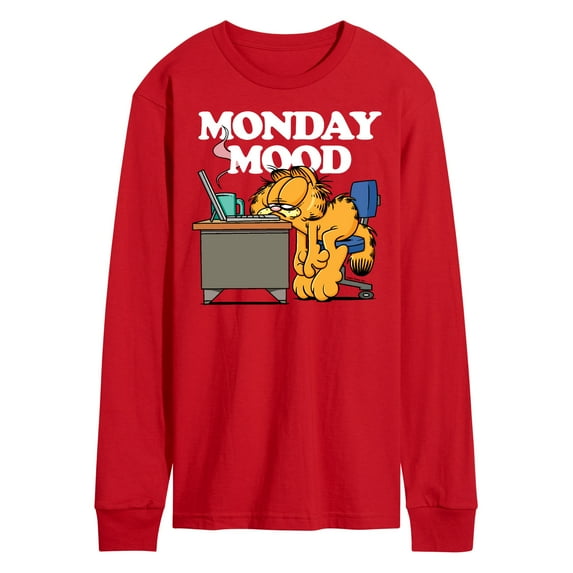 Garfield - Monday Mood - Men's Long Sleeve T-Shirt