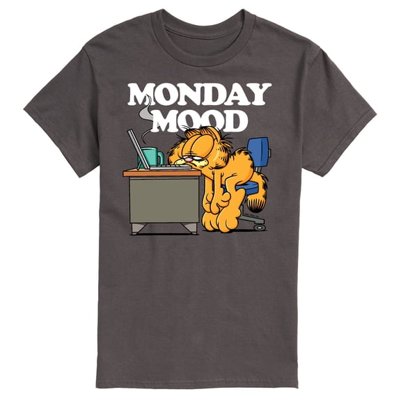 Garfield - Monday Mood - Men's Short Sleeve Graphic T-Shirt