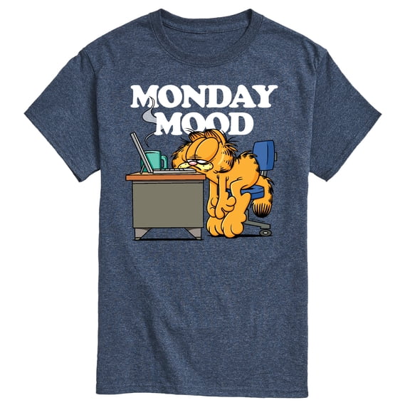 Garfield - Monday Mood - Men's Short Sleeve Graphic T-Shirt