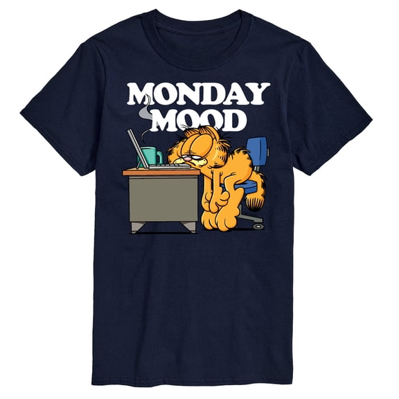 Garfield - Monday Mood - Men's Short Sleeve Graphic T-Shirt