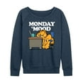 thumbnail image 1 of Garfield - Monday Mood - Women's Lightweight French Terry Long Sleeve Shirt, 1 of 5