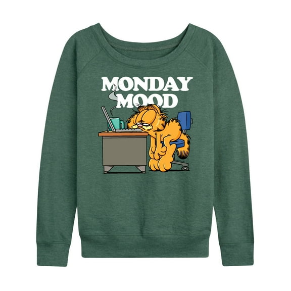 Garfield - Monday Mood - Women's Lightweight French Terry Long Sleeve Shirt