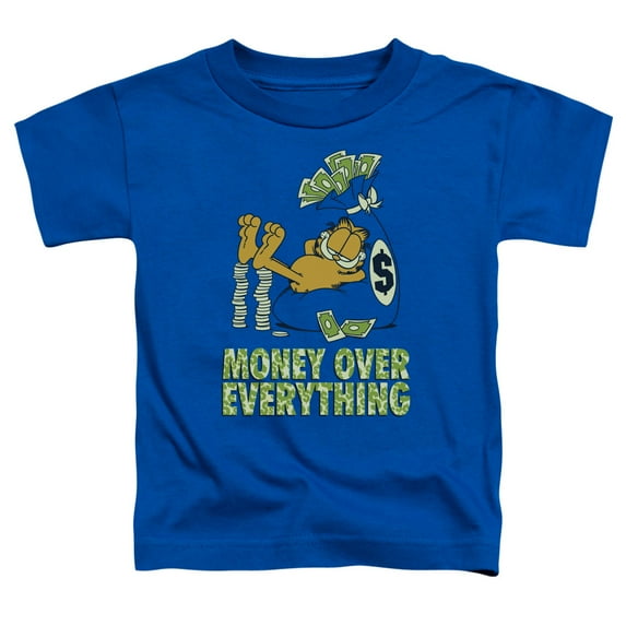 Garfield - Money Is Everything - Toddler Short Sleeve Shirt - 2T