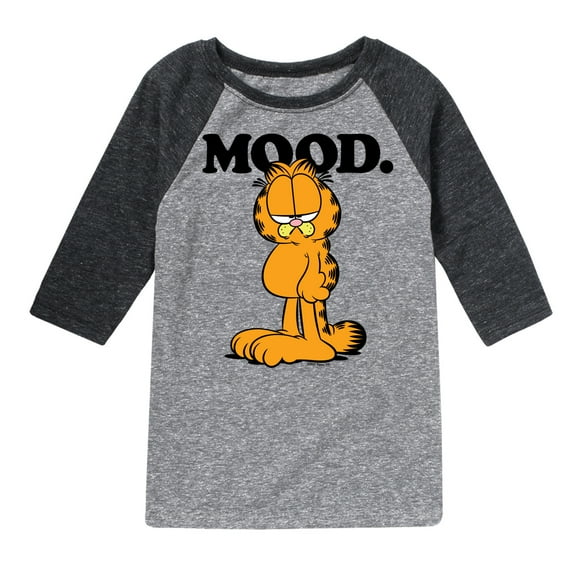 Garfield - Mood - Toddler And Youth Raglan Graphic T-Shirt