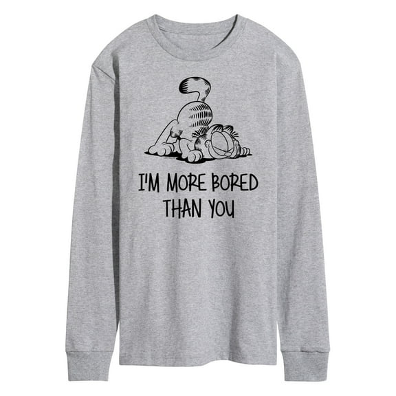 Garfield - More Bored Than You - Men's Long Sleeve T-Shirt