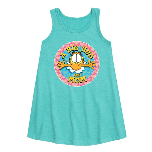Garfield - Mother's Day - Big Hugs for Mom - Toddler & Youth Girls A-line Dress