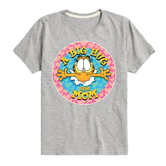 Garfield - Mother's Day - Big Hugs for Mom - Toddler & Youth Short Sleeve Graphic T-Shirt