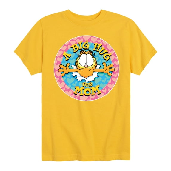 Garfield - Mother's Day - Big Hugs for Mom - Toddler & Youth Short Sleeve Graphic T-Shirt