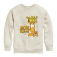 thumbnail image 1 of Garfield - Mother's Day - Mom Rules - Toddler & Youth Crewneck Fleece Sweatshirt, 1 of 5