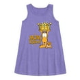 thumbnail image 1 of Garfield - Mother's Day - Mom Rules - Toddler & Youth Girls A-line Dress, 1 of 4