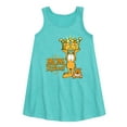 thumbnail image 1 of Garfield - Mother's Day - Mom Rules - Toddler & Youth Girls A-line Dress, 1 of 4