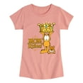 thumbnail image 1 of Garfield - Mother's Day - Mom Rules - Toddler & Youth Girls Short Sleeve Graphic T-Shirt, 1 of 6