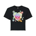 thumbnail image 1 of Garfield - Mother's Day - Most Huggable Mom - Juniors Cropped Cotton Blend T-Shirt, 1 of 5