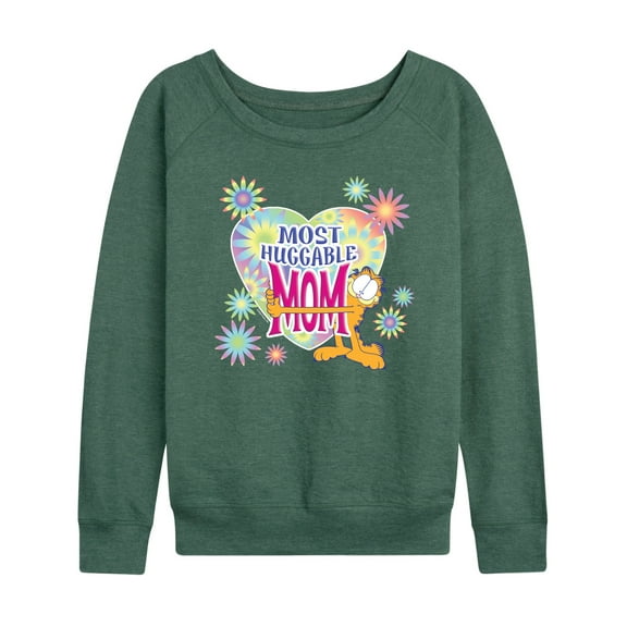 Garfield - Mother's Day - Most Huggable Mom - Women's Lightweight French Terry Long Sleeve Shirt