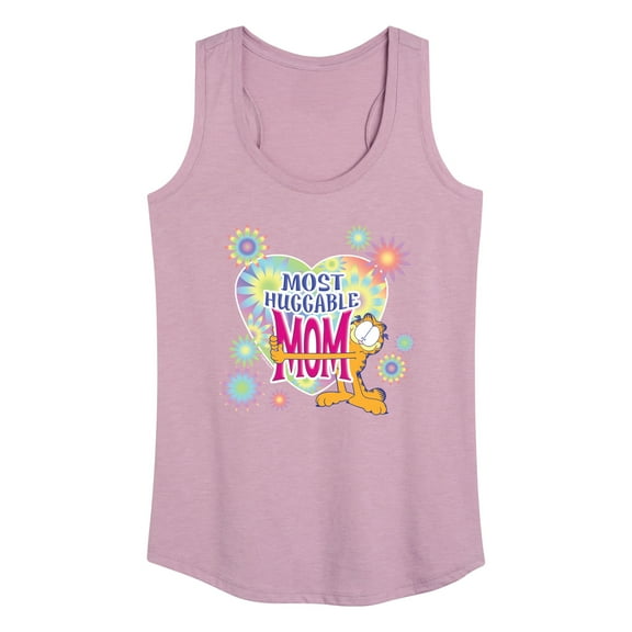 Garfield - Mother's Day - Most Huggable Mom - Women's Racerback Tank Top