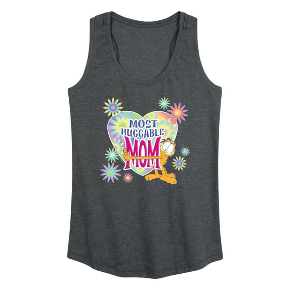 Garfield - Mother's Day - Most Huggable Mom - Women's Racerback Tank Top