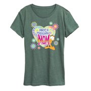 NICKELODEON Garfield - Mother's Day - Most Huggable Mom - Women's Short Sleeve Graphic T-Shirt