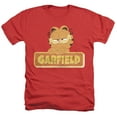 thumbnail image 1 of Garfield Movie Logo Unisex Adult Heather T Shirt, Red Heather, Large, 1 of 4
