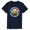 thumbnail image 1 of Garfield - My Presence Is Your Present Christmas - Men's Short Sleeve Graphic T-Shirt, 1 of 5