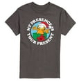 thumbnail image 1 of Garfield - My Presence Is Your Present Christmas - Men's Short Sleeve Graphic T-Shirt, 1 of 5